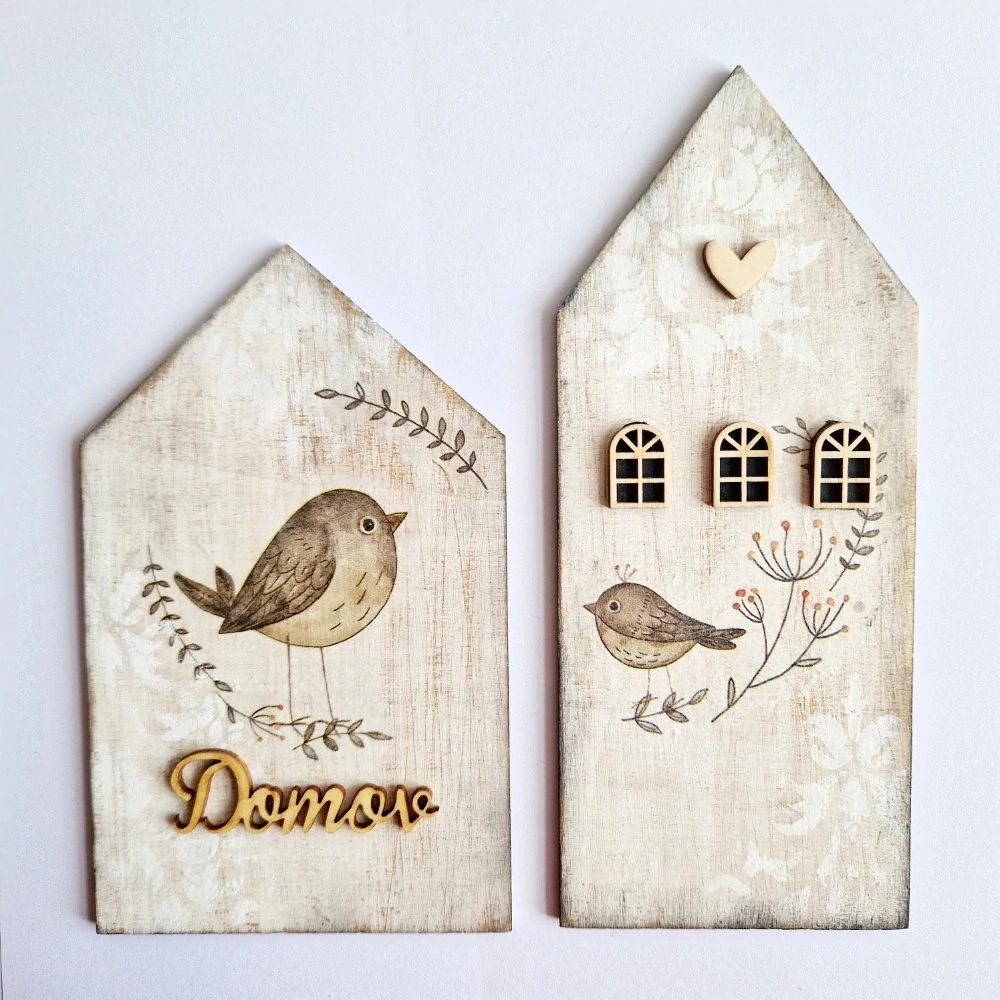 Ubrousek na decoupage  - ptáčci