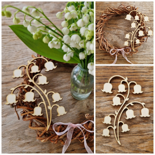 Konvalinky z překližky 