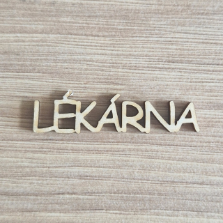LÉKÁRNA nápis tiskací