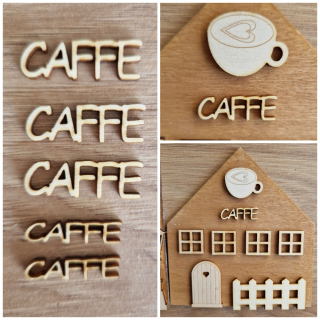 CAFFE nápis tiskací